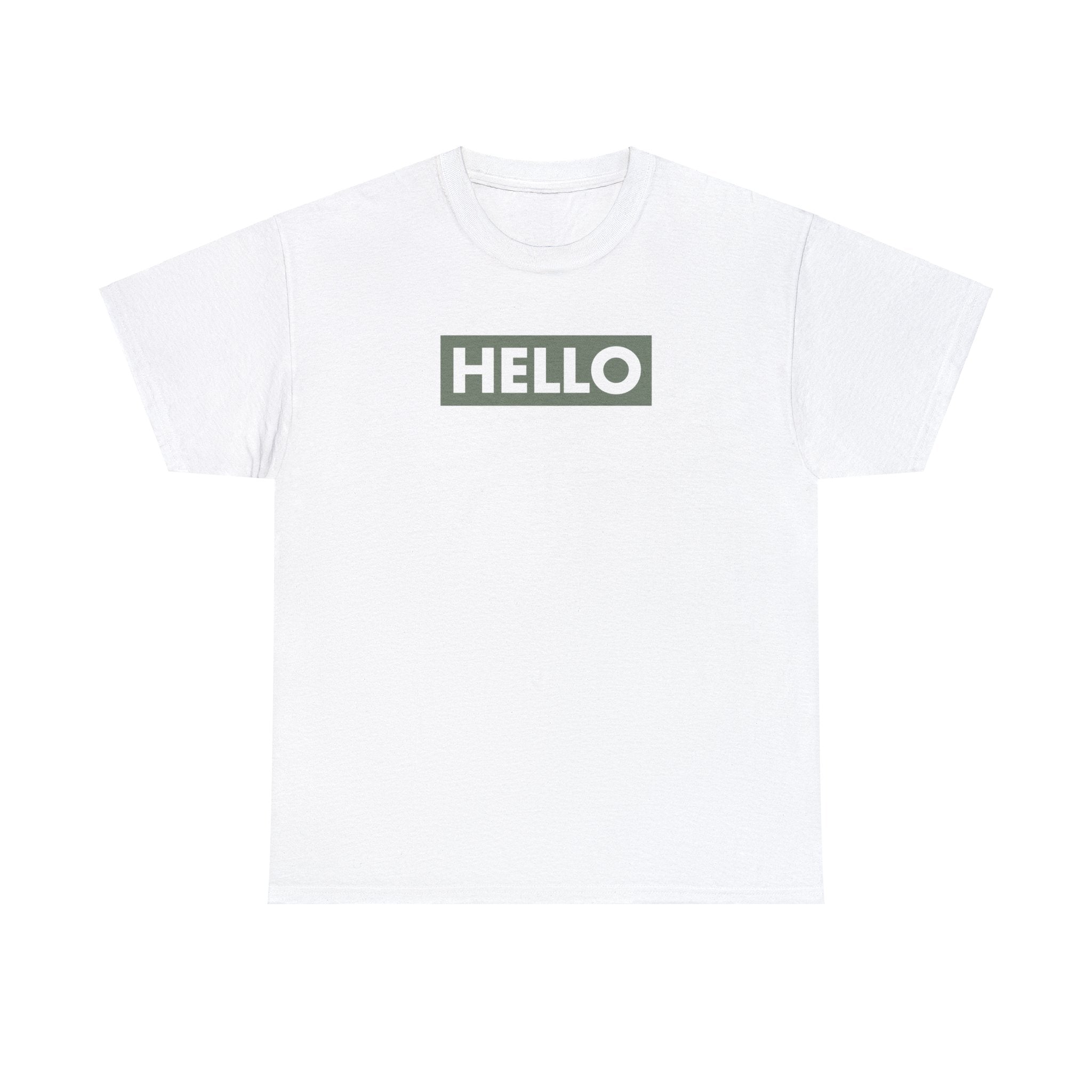HELLO™ Unisex Heavy Cotton Logo Tee