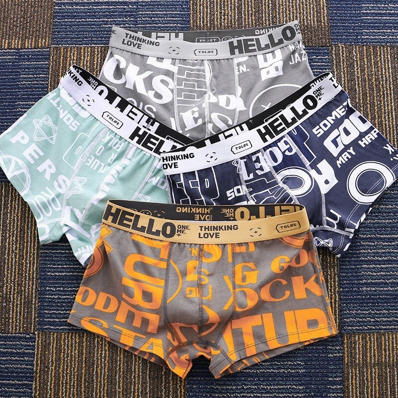 HELLO™ Print - Men's Boxers (4 Pack)