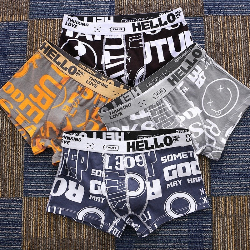 HELLO™ Print - Men's Boxers (4 Pack)