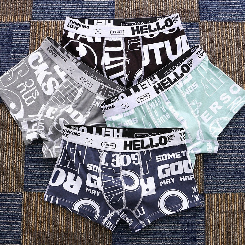 HELLO™ Print - Men's Boxers (4 Pack)