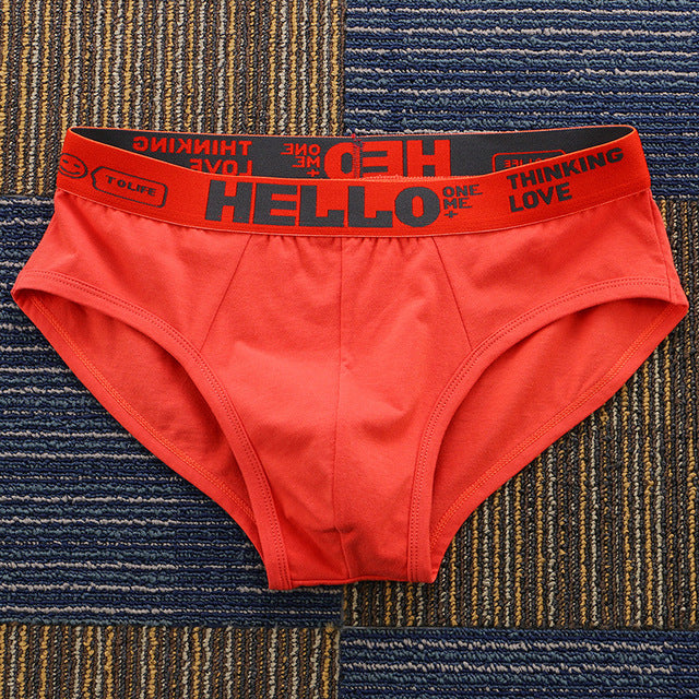 HELLO™ Home - Men's Briefs Underwear Boxer Men  Red