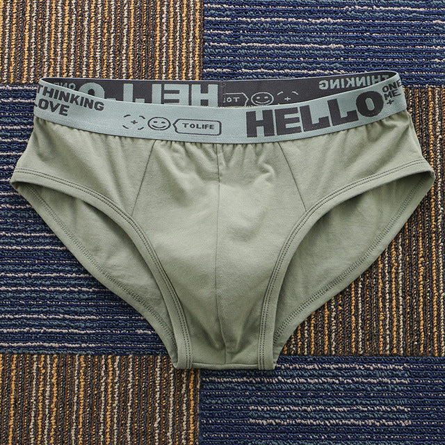 Maxbell Sexy Men Seamless Boxer Briefs Printed Panties Underwear M