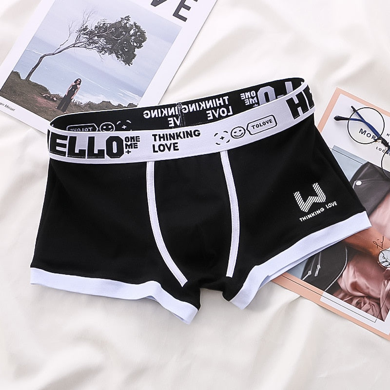 HELLO™ Classic - Men's Boxers Underwear Black