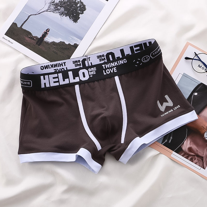 HELLO™ Classic - Men's Boxers Underwear Dark Grey
