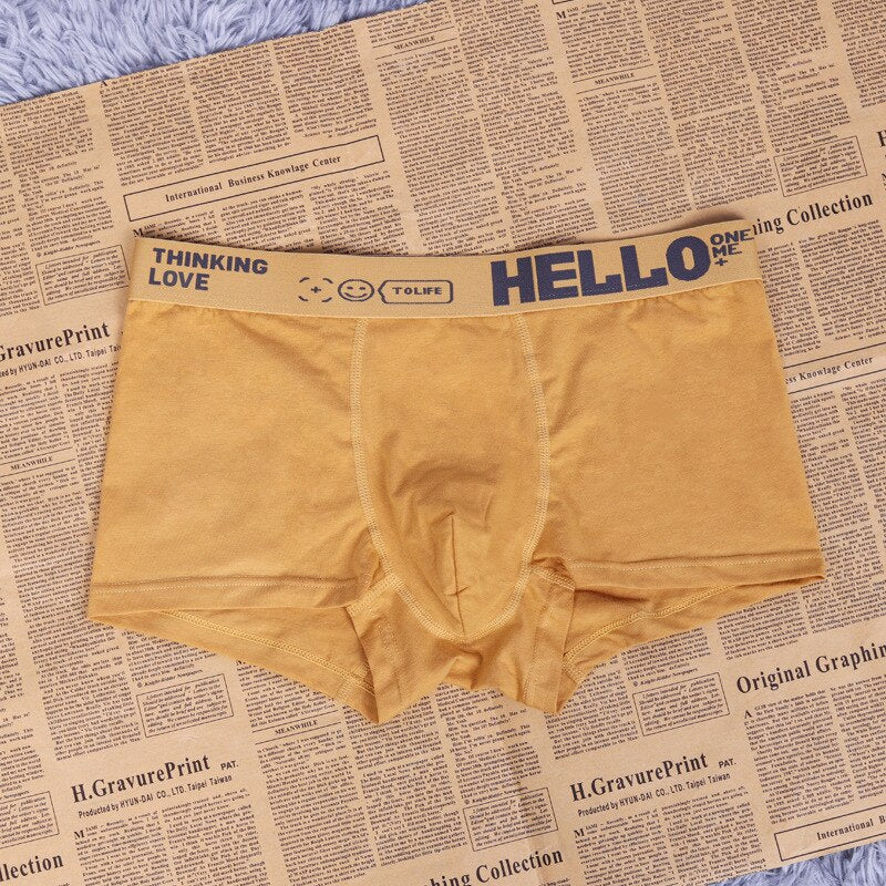 HELLO™ Home - Men's Briefs Underwear Boxer Men Yellow
