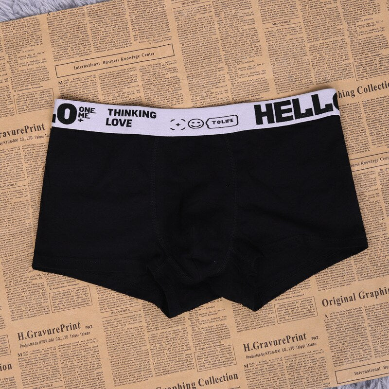 HELLO™ Home - Men's Briefs Underwear Boxer Men Black
