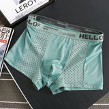 HELLO™ Mesh - Men's Boxers Underwear Green