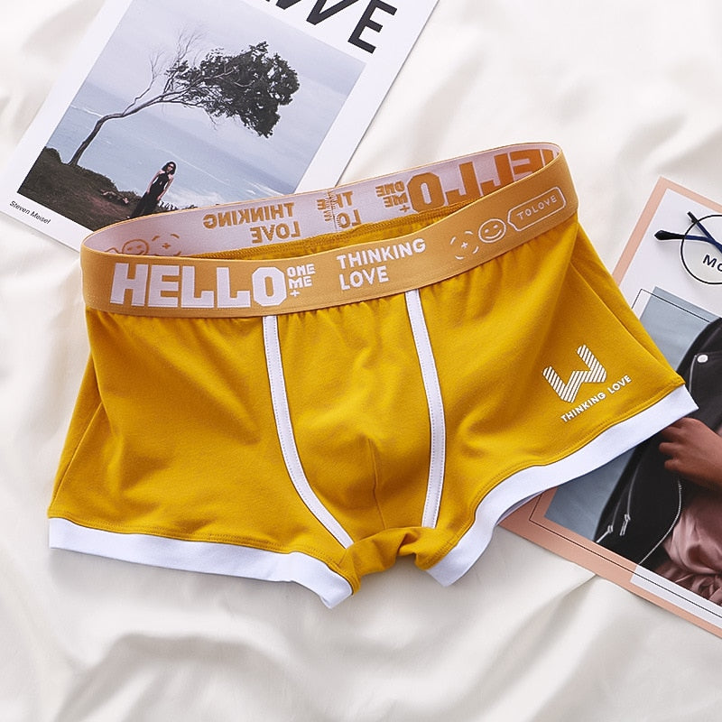 HELLO™ Classic - Men's Boxers Underwear Orange