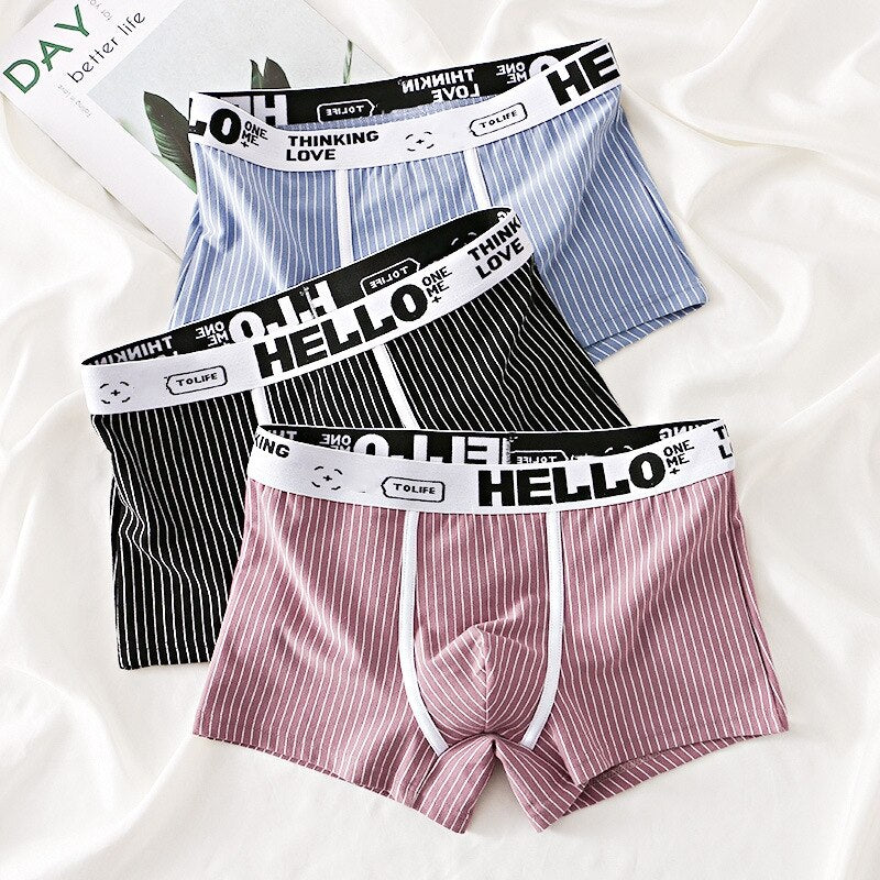 Breathable Striped Boxer Shorts For Men Soft And Smooth Cotton Underwear  With Print Design Perfect For Sleepwear And Striped Underpants X0825 From  Fashion_official01, $9.96