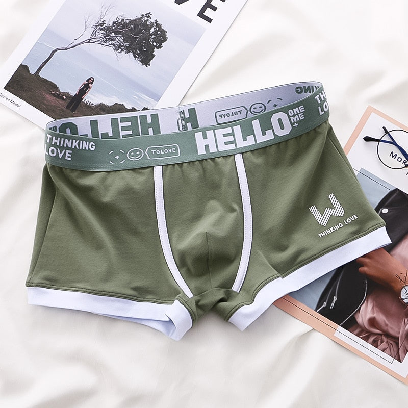HELLO™ Classic - Men's Boxers Underwear Green